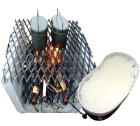 飯ごう炊さんの農業体験イメージ